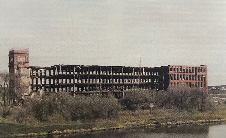 Bolton - Dart Mill under demolition - 1