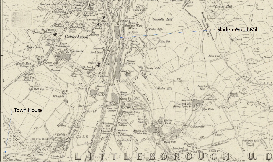 Littleborough - map