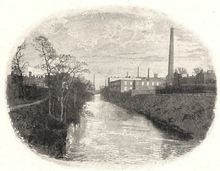 Stockport - River Mersey Print